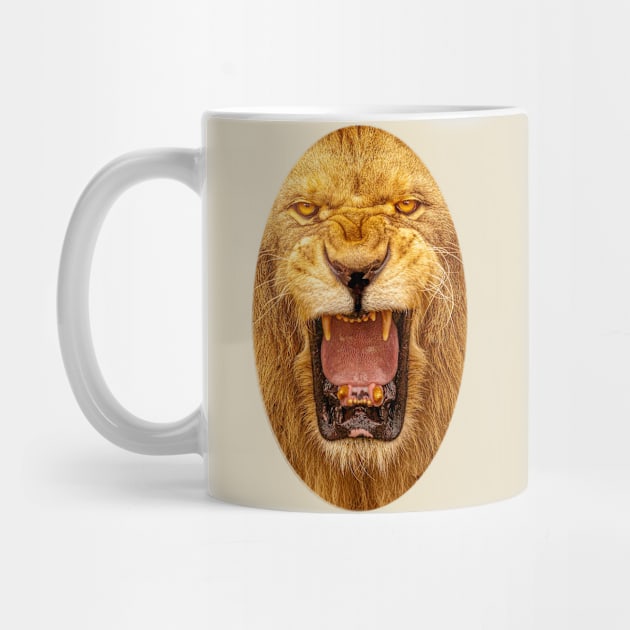 Snarling Lion Roar by dalyndigaital2@gmail.com